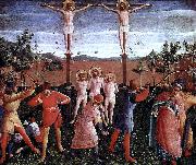 Fra Angelico, Hauptaltar der Heiligen Kosmas und Damian aus dem Dominikanerklosters San Marco in Florenz, Predella, sechste Szene: Martyrium der Heiligen Kosmas und